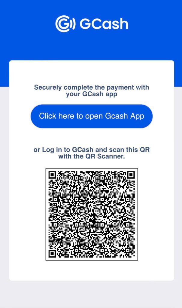 Step 5: Make Payment with GCash